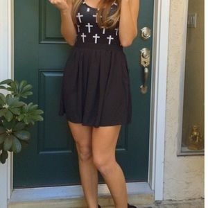 Brandy Melville Beautiful chiffon black skirt